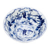 Blue & White Bowl W/ People Scene