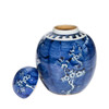Blue & White Plum Lidded Jar