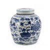 Blue & White Swallows & Flowers Ancestor Jar - 2 Sizes