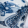 Blue And White Open Top Tall Dragon Jar