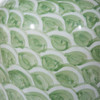 Spring Green Fish Scale Motif Porcelain Jar