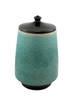 Aqua Green Porcelain Lidded Jar Tall