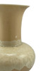 Yellow Crystal Shell Baluster Porcelain Vase