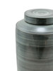 Iron Gray Porcelain Tea Jar