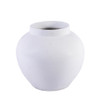Matte White Open Top Melon Jar
