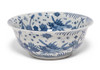 Blue & White Fish Bowl Large