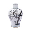 Indigo Porcelain Kwanyin Vase Magpie On Treetop