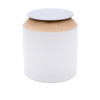 Matt White Lidded Jar - 2 Sizes