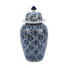 Blue & White Porcelain Longevity Heaven Jar - XL