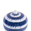 Blue And White Drip Melon Porcelain Jar