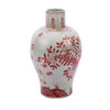 Underglaze Red Baluster Porcelain Vase Plum Tree Motif