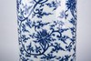 Blue & White Twisted Lotus Umbrella Stand Porcelain Vase