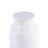 Busan White Flat Lidded Porcelain Jar - 2 Sizes