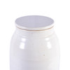 Busan White Flat Lidded Porcelain Jar - 2 Sizes