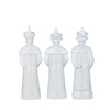 White Qing Emperors of 3 Generations - Set of 3