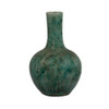 Speckled Green Globular Vase