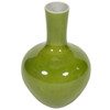 Lime Green Globular Vase Medium