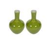 Lime Green Globular Vase Medium