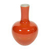 Orange Globular Vase Medium