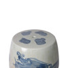 Blue And White Yuan Dragon Garden Stool