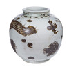 Brown Dragon Open Top Jar