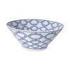 Blue And White Octagonal Window Bowl