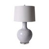 White Globular Vase Lamp