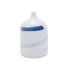 Blue and White Brushstrokes Spin Vase - 2 Sizes