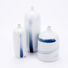 Blue and White Brushstrokes Spin Vase - 2 Sizes