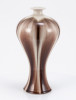 Coffee Reaction Glazed Plum Vase