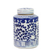 Blue And White Mini Tea Jar Double Happiness