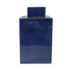 Square Tea Jar  Navy Blue - 3 Sizes