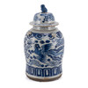 Vintage Temple  Jar Phoenix Motif - 2 Sizes