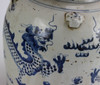 Vintage Temple Jar Dragon Motif - 2 Sizes