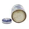 Blue And White Mini Tea Jar Blue Plum