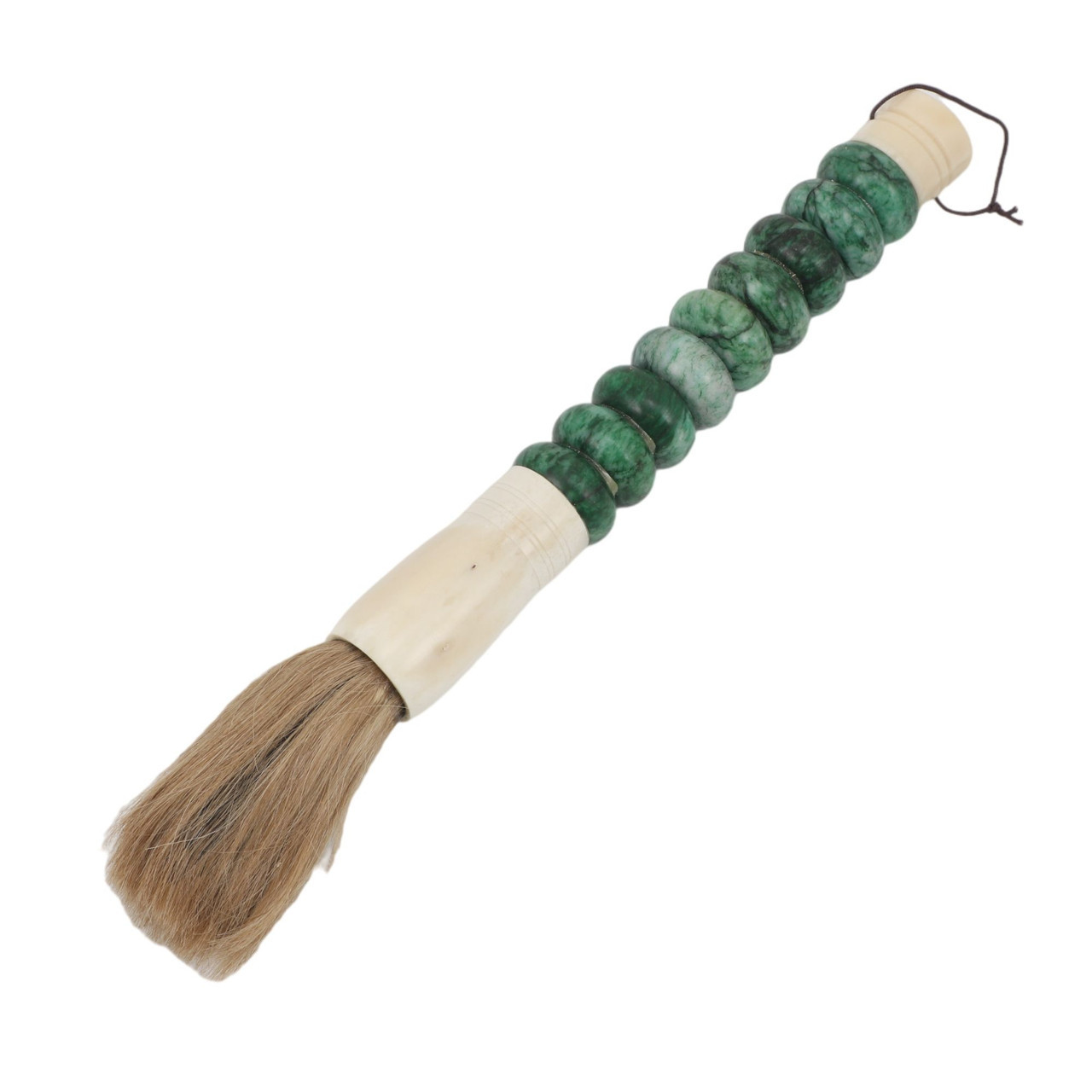 Green Jade Abacus Calligraphy Brush