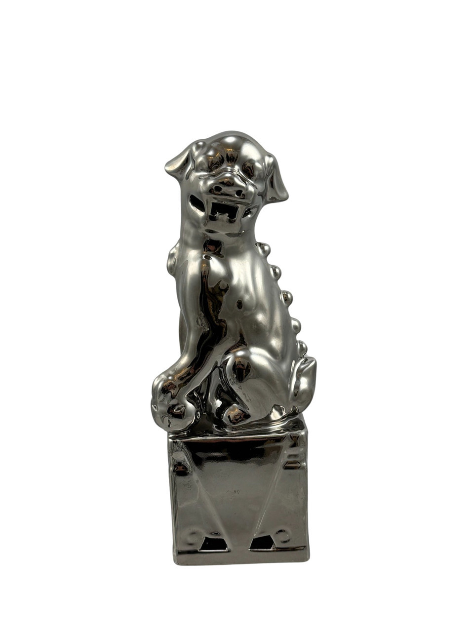 Mirror Dragon Foo Dog Chinese Figurine