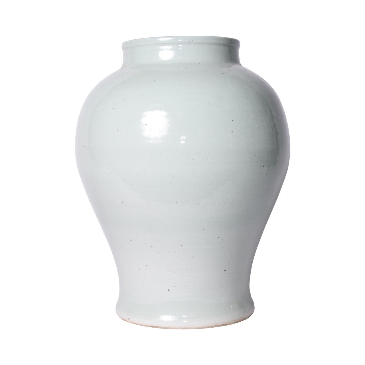 Mint Green Open Mouth Porcelain Jar Large