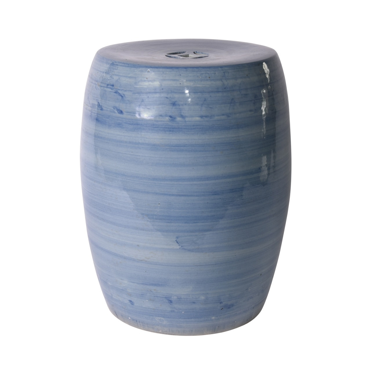 Denim Blue Village Garden Stool