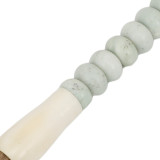 Small White Abacus Jade Calligraphy Brush