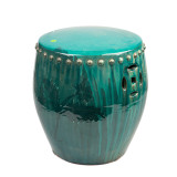 Vintage Green Large Stool Drum Nail