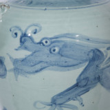 Double Lion Handle Dragon Pot