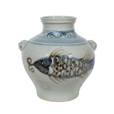 Double Lion Handle Fish Jar - 3 Sizes