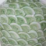Mint Green Fish Scale Temple Jar Large - Small