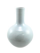 Icy Blue Globular Vase