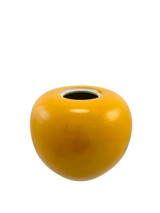 Porcelain Yellow Melon Vase
