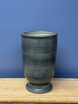 Provence Storm Gray Stripped Vase / Umbrella Stand