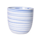 Marble Blue Porcelain Orchid Pot