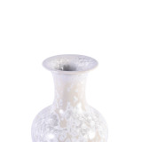 White Crystal Shell Fishtail Porcelain Vase Medium
