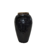 Vintage Black Wine Jar Large
